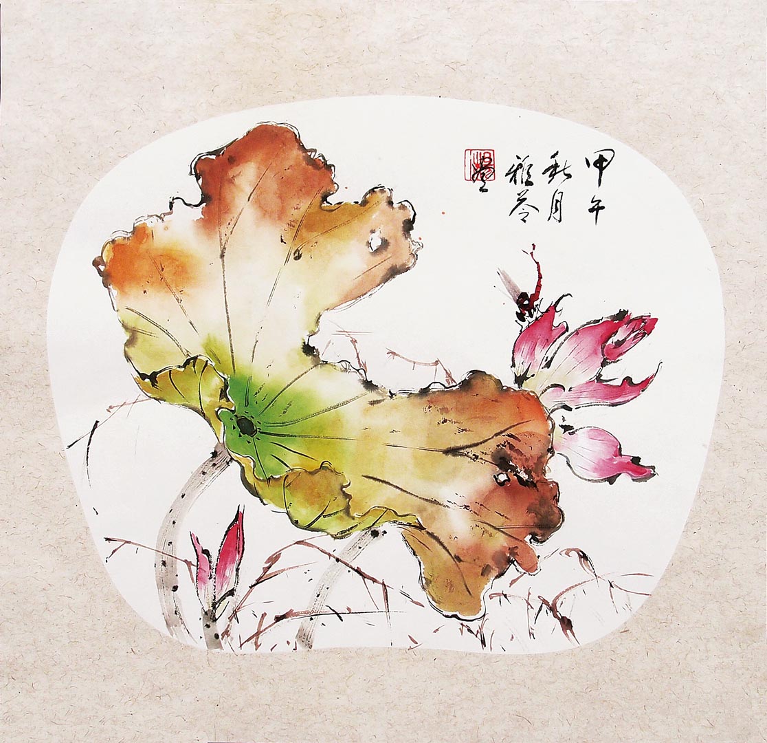 池塘残荷