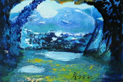 藍色奇景-10×15cm