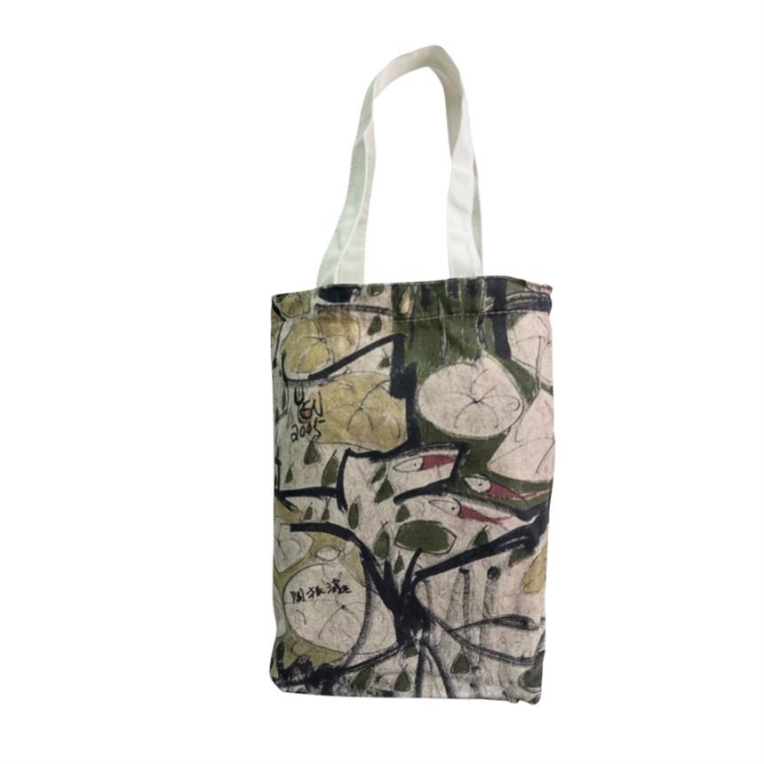 閻振瀛-翠蓮魚躍手提袋