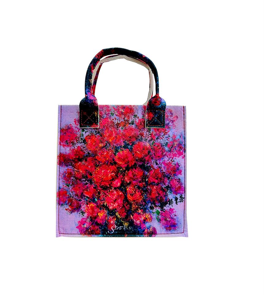 郭東榮-幸福玫瑰手提袋